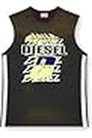 Diesel T-Bisco-Stripe Camiseta, , L Hombres