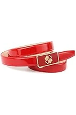 Anthoni Crown Roter Lackledergürtel R4rpe01l Cinturón, , 100 Mujeres