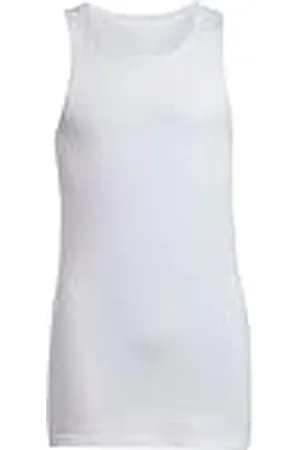 adidas Niñas Girls Club Tank Top, White, 9-10 Years