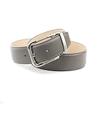 Anthoni Crown Ledergürtel in Grau Gr1tvt70n Cinturón, , 75 Mujeres