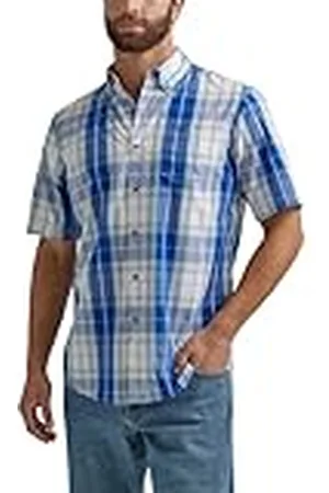Wrangler Camisa de Manga Corta para Hombre - Blanco - XX-Large