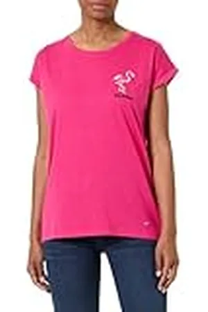 Key Largo KEYLARGO WT Flamingo Round Camiseta, , L Mujeres
