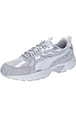 PUMA Milenio Tech Suede, Sneaker, Cool Light Gray-Feather Gray White, 40 EU