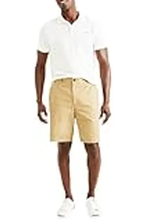 Dockers Short, Pantalones Cortos para Hombre, Beige , 32W