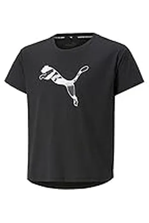 PUMA Camiseta Deportiva Moderna G, Niñas, Negro Black, 164