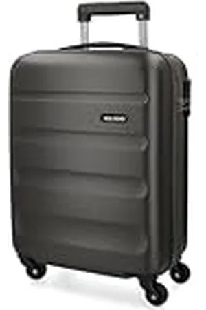 Roll Road Flex Maleta de Cabina Gris 38x54x20 cms Rígida ABS Cierre combinación 35L 2,5Kgs 4 Ruedas Equipaje de Mano