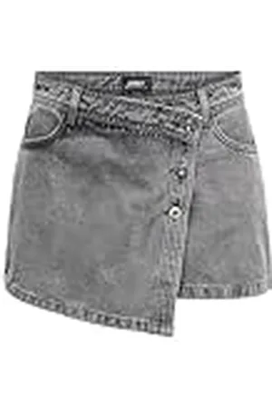 ONLY Onllesly Reg LB Dnm Skort Bj Noos Mini Falda Vaquera, , M Mujeres