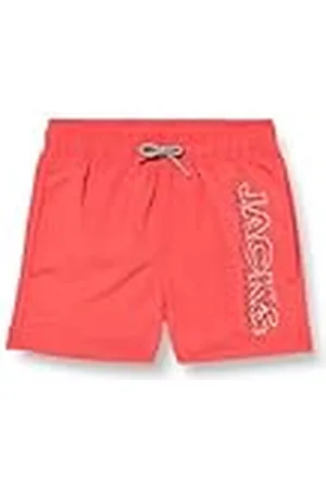 JACK & JONES Jpstfiji Jjswim Double Logo LY Sn Mni Bañador Corto, , 110 cm para Niños