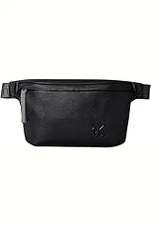 Calvin Klein Riñonera Hombre Cargo Waistbag con cremallera, Negro (Black/Black), Talla Única