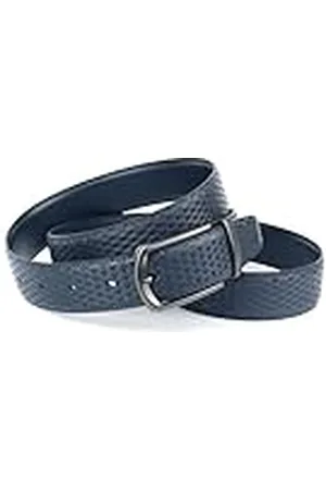 Anthoni Crown Wendegurtel in Dunkelblau 3nnw80bl Cinturón, , 105 cm Hombres