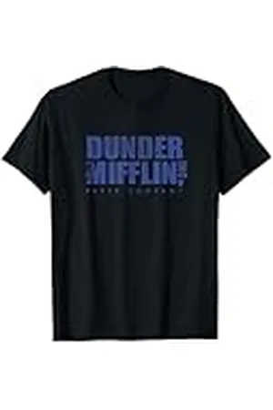 The Office Dunder Mifflin Clásico Azul Camiseta