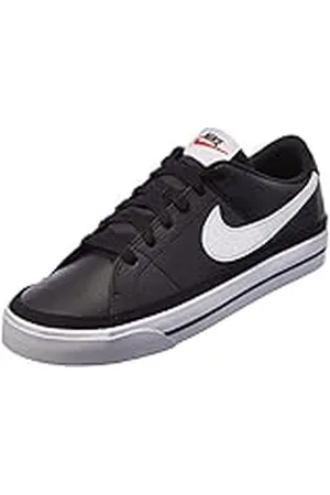Nike Court Legacy Next Nature, Tennis Shoe Mujer, Black/White-Volt-Team Orange, 38 EU