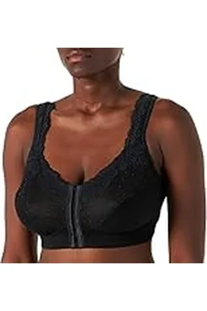 Damart Soutien-Gorge Ouvert Devant Sujetador, Negro y Negro, 100E para Mujer