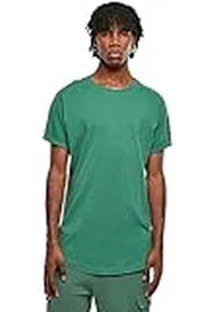 Urban classics Long Shaped Turnup tee Camiseta, , XXL para Hombre