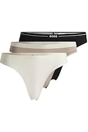 HUGO BOSS 3P Thong Tanga, , XL para Mujer
