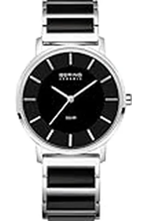 Bering Reloj Analógico para Mujeres de Energía Solar con Correa en Acero Inoxidable 19535-742