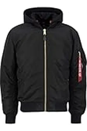 Alpha Industries Chaqueta Bomber MA-1 ZH Back EMB para Hombre Bombardero y Vuelo, , L