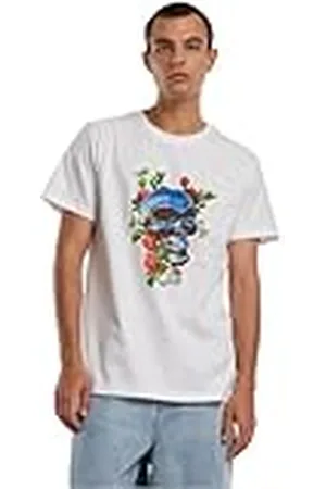 Mister Tee Mt2695-chrome Skull tee Camiseta, , 4XL Hombres