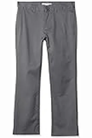 Amazon Pantalones Chinos de Uniforme de Corte Recto y Frente Plano Niño, , 12 años Grande