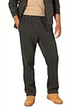 Amazon Pantalones Deportivos de Forro Polar con Parte Inferior Abierta (Disponibles en Tallas Grandes y Largos Especiales) Hombre, , XS