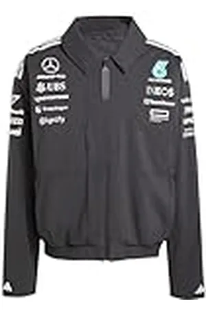 adidas Hombre MERCEDES - AMG PETRONAS FORMULA ONE TEAM TEAM JACKET MEN, Black/White, M