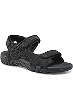 Kamik Milos, Sandalia con Pulsera Hombre, (Black Black), 43 EU