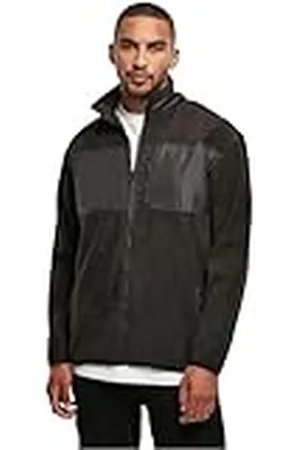 Urban classics Chaqueta de Microforro Polar con Parches, , L para Hombre