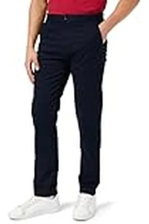 Tommy Hilfiger Men Chelsea Chino Essential Twill Woven Pants, Blue, 31/32
