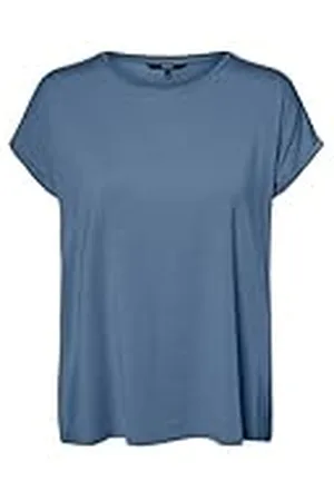 VERO MODA Vmava Plain Ss Top Gajrs Noos Camiseta, Mujer, , XS