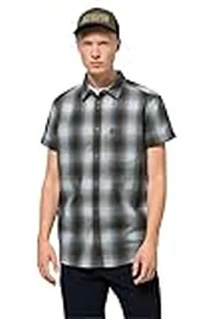 Jack Wolfskin Camisa Hot Chili M, Greenwood Checks, 3XL para Hombre