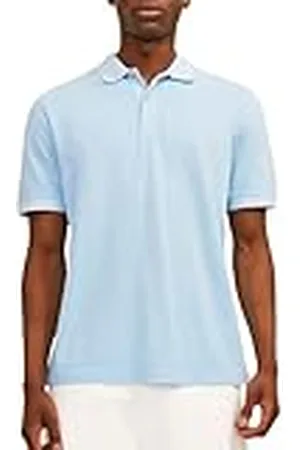 JACK & JONES Jprbluwilliam Wash SS Polo, Azul (Cerulean), XL para Hombre