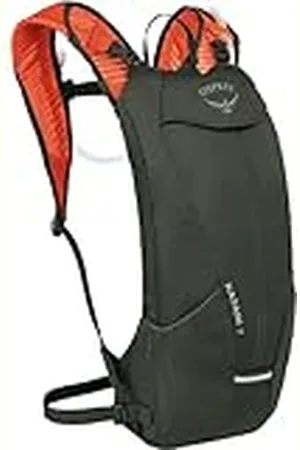 Osprey Katari - Mochila de Senderismo para Hombre de 7 L con Res, Green Creek, O/S