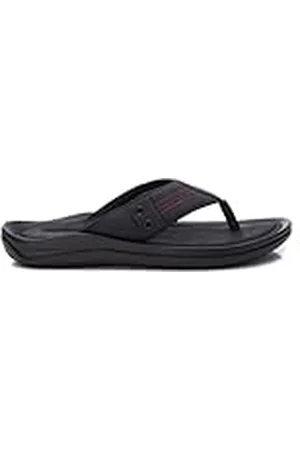 Refresh Sandalia Hombre Negro - Calzado Cómodo y Versátil - Moda casual - Modelo 17167301 (Talla 44)