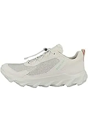 Ecco MX W, Zapato Mujer, White/Concrete, 36 EU