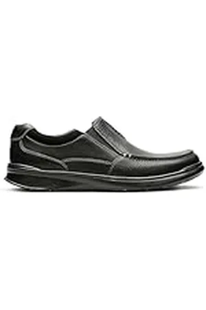 Clarks Hombre Cotrell Free Mocasines, Negro (Black Oily Leather), 45 EU