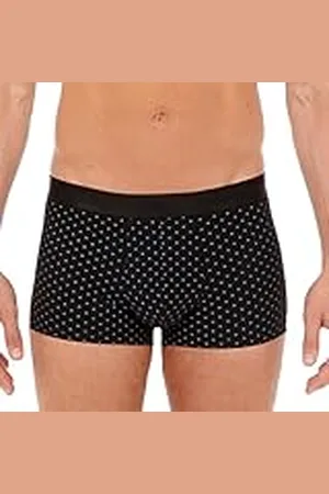 Hom MAX Boxer Briefs Ropa Interior, Negro, M para bre