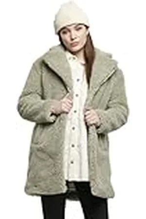 Urban classics Abrigo Sherpa de Gran tamaño para Mujer Chaqueta, Softsalvia, L