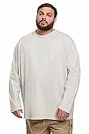 Urban classics Manga Larga de Gran Tamaño Camiseta Hombre, , 4XL