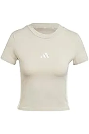 adidas Mujer Essentials 3 Stripes Slim Baby T-Shirt, , XXL