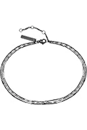 liebeskind Berlin Tobillera de acero inoxidable, ajustable de 23 cm a 27 cm, 27 cm, Acero inoxidable, No es una piedra preciosa