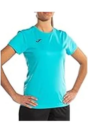 Joma Camiseta Deportiva Manga Corta Mujer , 6XS - 3XL - Mantiene Seco el Contacto con el Cuerpo, Ideal para Running o Gym - Combi