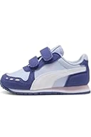 PUMA Cabana Racer SL 20 V Inf, Zapatillas Unisex bebé, Cool Weather White Blue Crystal Rose Mauve, 22 EU
