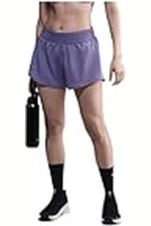 Nike One Dri-FIT DX6010 - Pantalones Cortos de Cintura Media con Forro para Mujer (7,5 cm)