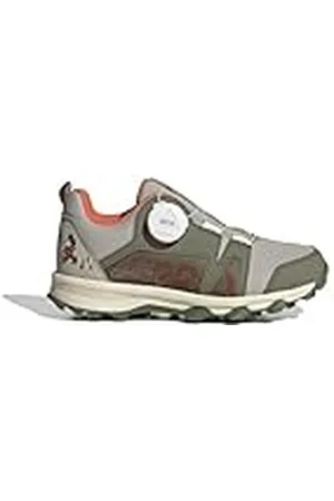 adidas Terrex Disney Agravic Boa Trail Running Shoe, Zapatillas, Wonder Beige/Olive strata/Impact Orange, 36 2/3 EU