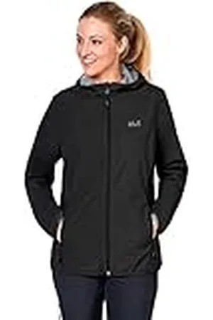 Jack Wolfskin Northern Point Women Atmungsaktiv Wasserabweisend Winddicht Outdoor Funktionsjacke Wanderjacke Softshelljacke Chaqueta de Softshell, Mujer, , Extra-Small