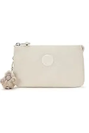 Kipling Creativity L Monedero Grande, Bolsas, Estuches, (Blanco)