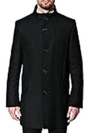 SELECTED Selected - Abrigo con Cuello Mao de Manga Larga para Hombre, Talla 50, Color
