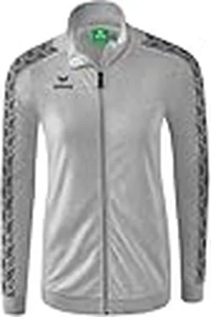 Erima Mujer Essential Team Chaqueta Tracktop, gris claro jaspeado, 40