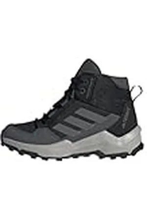 adidas Terrex AX4R Mid Hiking Shoes, Zapatos de Senderismo, Core Black/Grey Four/Grey Six, 30 EU