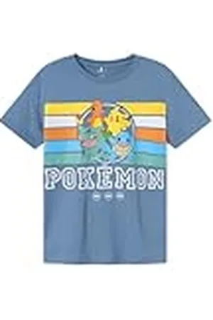 NAME IT NKMJUST Pokemon SS Top Box Noos Sky, Camiseta Niños,